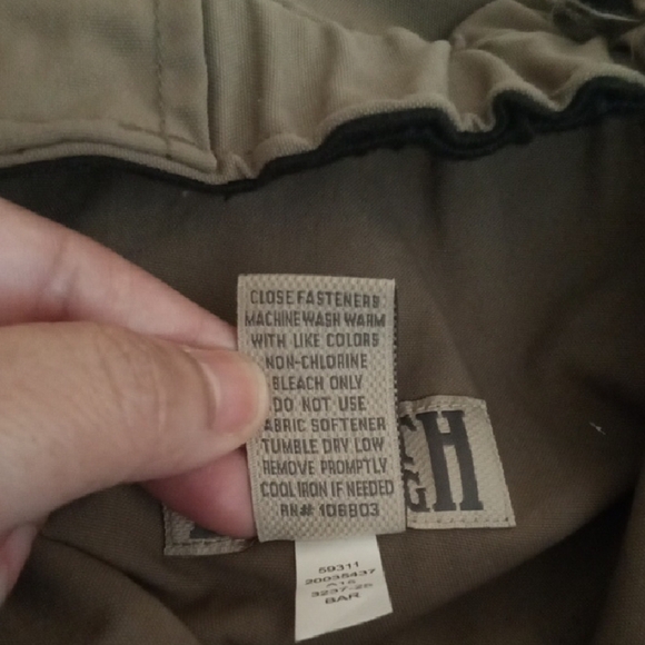 Duluth Trading Co  Fire Hose Brown  Cargo Pants Relaxed Fit Gorepcore Mens 32 - Picture 5 of 9